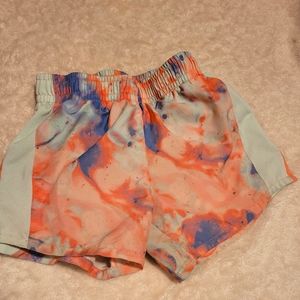 Girls Nike, S, dri fit running shorts